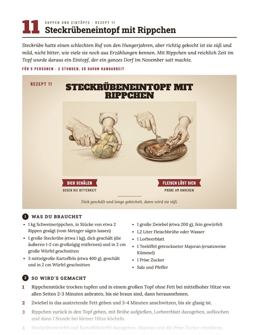 Eine Seite aus dem Buch